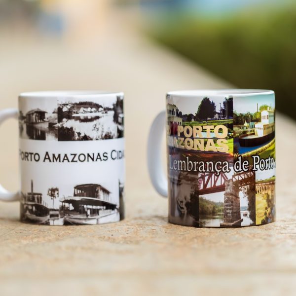 Caneca de cerâmica Porto Amazonas