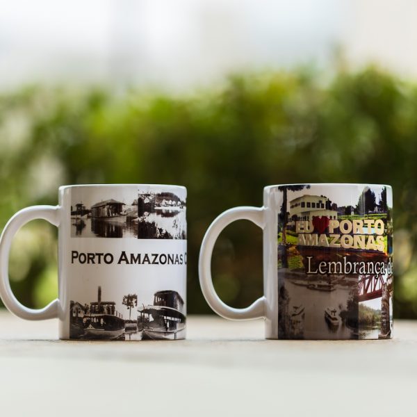 Caneca de cerâmica Porto Amazonas